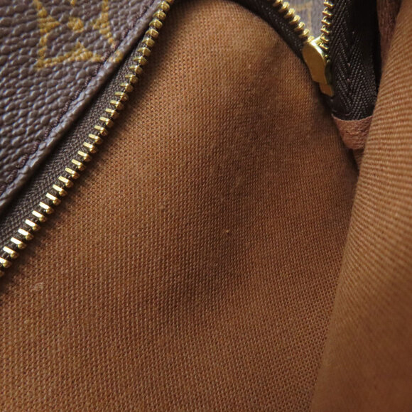 LOUIS VUITTON Authentic Brown Monogram Canvas Backpack